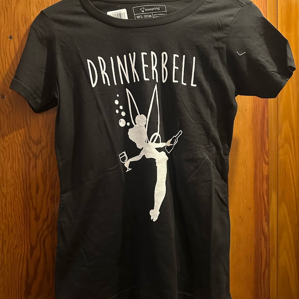 Black Drinkerbell Graphic Tee
